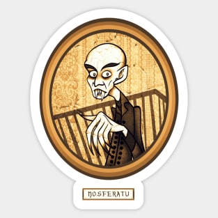 Nosferatu Hallway Portrait Sticker